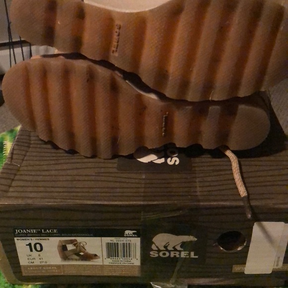 Sorel Joanie lace up wedge size 10-like new - Picture 5 of 9